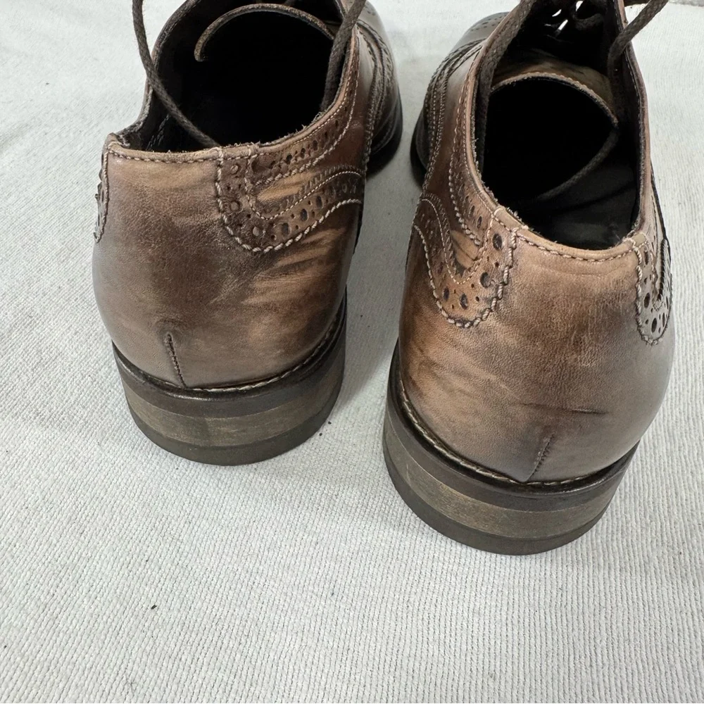 Clarks Mens‎ Size 11 Brown Leather Oxford Dress Shoes Lace Up Casual